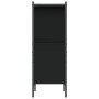 Libreria Nera 72x28x77,5 cm in Legno Multistrato