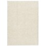 Tappeto a Pelo Lucido Lungo ISTAN Effetto Crema 140x200 cm