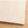 Tappeto a Pelo Corto HUARTE Morbido e Lavabile Beige 120x120 cm
