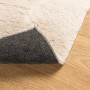 Tappeto a Pelo Corto HUARTE Morbido e Lavabile Beige 120x120 cm