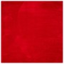 Tappeto a Pelo Corto HUARTE Morbido e Lavabile Rosso 200x200cm