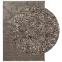 Tappeto a Pelo Lucido Lungo ISTAN Effetto Grigio 160x230 cm