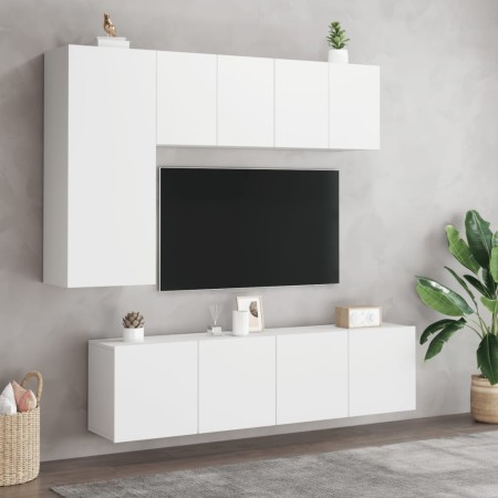 Mobile TV a Parete Bianco 60x30x41 cm