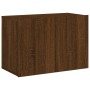 Mobile TV a Parete Rovere Marrone 60x30x41 cm