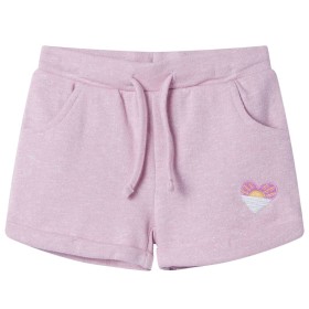 Pantaloncini per Bambini con Coulisse Lilla Misto 104