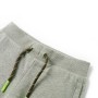 Pantaloncini per Bambini con Coulisse Cachi Chiaro Mélange 128