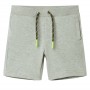 Pantaloncini per Bambini con Coulisse Cachi Chiaro Mélange 104