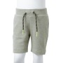 Pantaloncini per Bambini con Coulisse Cachi Chiaro Mélange 104