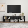 Mobile Porta TV Grigio 149x30x52 cm in Legno Multistrato