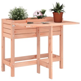 vidaxL Fioriera Giardino con Piano Pieghevole Legno Massello Douglas