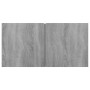 Set di Mobili Porta TV 4 pz Grigio Sonoma in Legno Multistrato