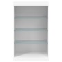 Credenza con Luci LED Bianca 60,5x37x100 cm