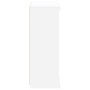 Credenza con Luci LED Bianca 60,5x37x100 cm