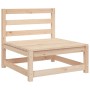 Divano Giardino Senza Braccioli 70x70x67cm Legno Massello Pino