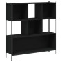 Libreria Nera 102x28x172 cm in Legno Multistrato