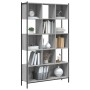 Libreria Grigio Sonoma 102x28x172 cm in Legno Multistrato