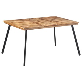 Tavolo da Pranzo 148x97x76 cm in Legno Massello di Teak