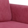 Poltrona Rosso Vino 60 cm Velluto