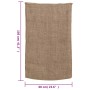 Sacchi di Iuta 10pz 60x105 cm 100% Iuta 220 gsm