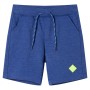 Pantaloncini per Bambini con Coulisse Blu Mélange 140