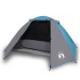 Tenda da Campeggio a Cupola per 2 Persone Blu Impermeabile