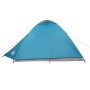 Tenda da Campeggio a Cupola per 3 Persone Blu Impermeabile