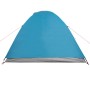 Tenda da Campeggio a Cupola per 3 Persone Blu Impermeabile