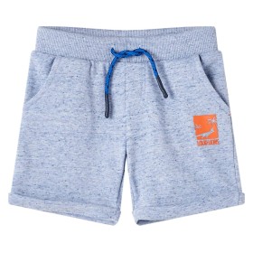 Pantaloncini per Bambini con Coulisse Blu Mélange 92