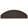 Tappetini per Scale 15 pz Antracite 65x21x4 cm Agugliati