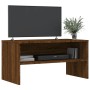 Mobile Porta TV Rovere Marrone 80x40x40 cm in Legno Multistrato