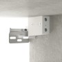 Set di Mobili da Bagno 2 pz Grigio Cemento in Legno Multistrato