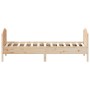 Giroletto con Testiera 100x200 cm Legno Massello di Pino