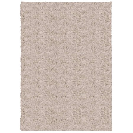 Tappeto Shaggy PAMPLONA a Pelo Lungo Moderno Beige 120x170 cm