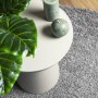 Tappeto Shaggy PAMPLONA a Pelo Lungo Moderno Grigio Ø 280 cm