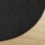 Tappeto Shaggy PAMPLONA a Pelo Lungo Moderno Nero Ø 240 cm