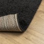 Tappeto Shaggy PAMPLONA a Pelo Lungo Moderno Nero 300x400 cm