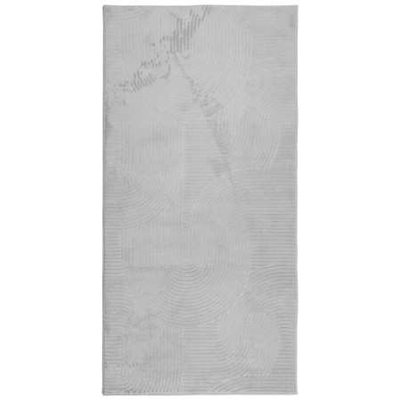 Tappeto IZA a Pelo Corto Aspetto Scandinavo Grigio 100x200 cm