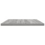 Mensole Parete 4pz Grigio Sonoma 60x30x1,5cm Legno Multistrato