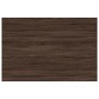 Mensole Parete 4pz Rovere Marrone 60x40x1,5cm Legno Multistrato