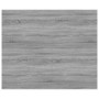 Mensole Parete 4pz Grigio Sonoma 60x50x1,5cm Legno Multistrato