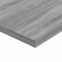 Mensole Parete 4pz Grigio Sonoma 60x50x1,5cm Legno Multistrato