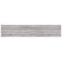 Mensole Parete 4pz Grigio Sonoma 100x20x1,5cm Legno Multistrato