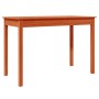 Tavolo da Pranzo Marrone Cera 110x55x75 cm Legno Massello Pino