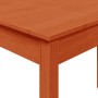 Tavolo da Pranzo Marrone Cera 110x55x75 cm Legno Massello Pino