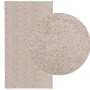 Tappeto Shaggy PAMPLONA a Pelo Lungo Moderno Beige 60x110 cm