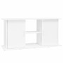 Supporto Acquario 121x41x58 cm Legno Multistrato Bianco Lucido