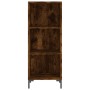 Credenza Rovere Fumo 34,5x32,5x90 cm in Legno Multistrato