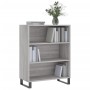 Scaffale Grigio Sonoma 69,5x32,5x90 cm in Legno Multistrato