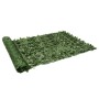 Paravento da Balcone con Foglie Verde Scuro 200x150 cm