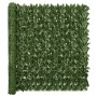 Paravento da Balcone con Foglie Verde Scuro 200x150 cm